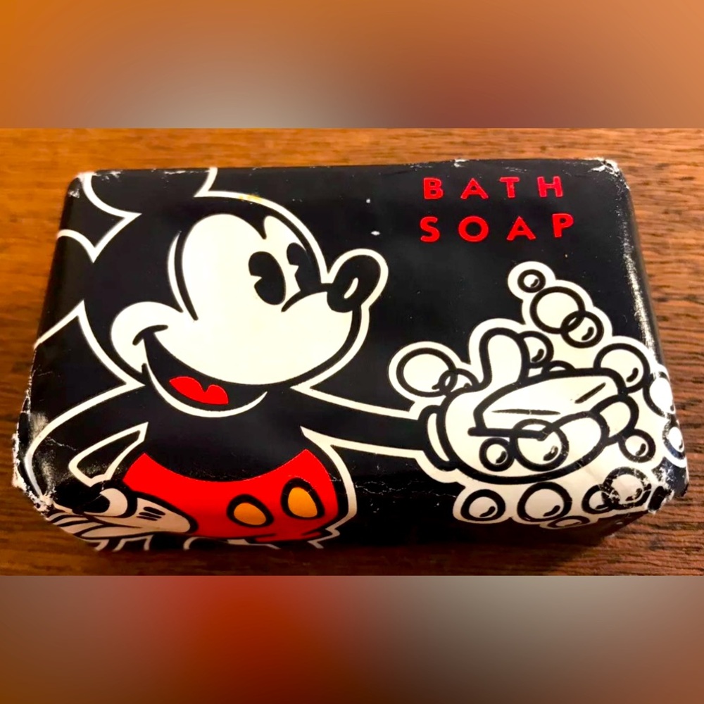 New in Wrapper Walt Disney Resort Mickey Mouse Bath Bar Soap Retired HTF
